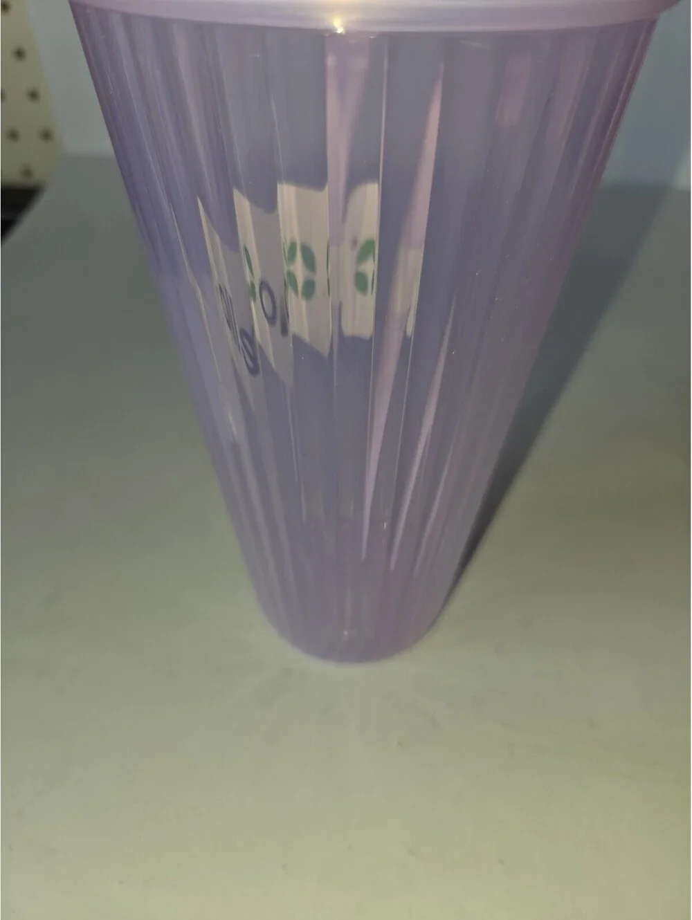 Ello PLASTIC Purple Tumbler Cup with Rubber Lid and Straw  SG2